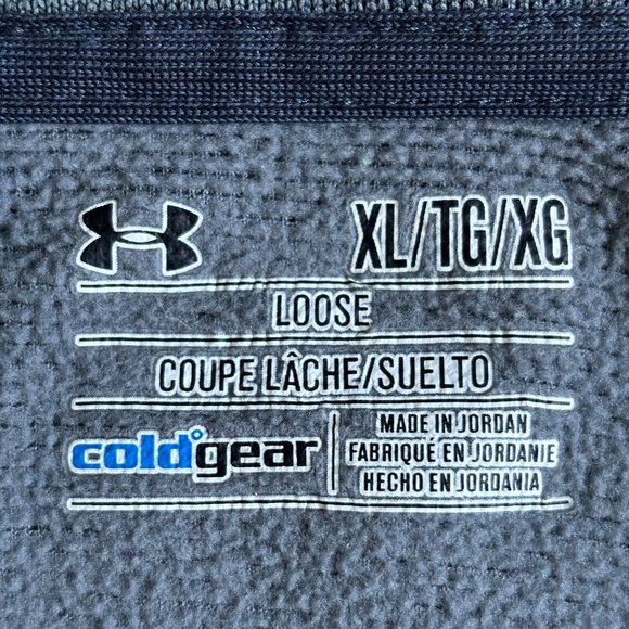 UNDER ARMOUR Men's Storm Cold Gear Fleece 1/4 Zip Pullover Sweatshirt Sweater - Picture 11 of 14